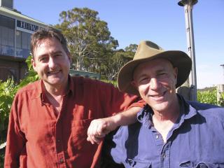 Marc Dobson and Larry Jacobs have planted grüner veltliner at Hahndorf Hill
